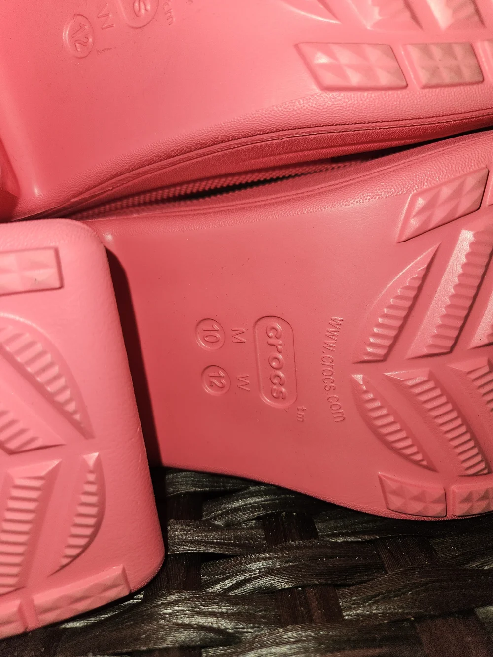 CROCS chunky platform